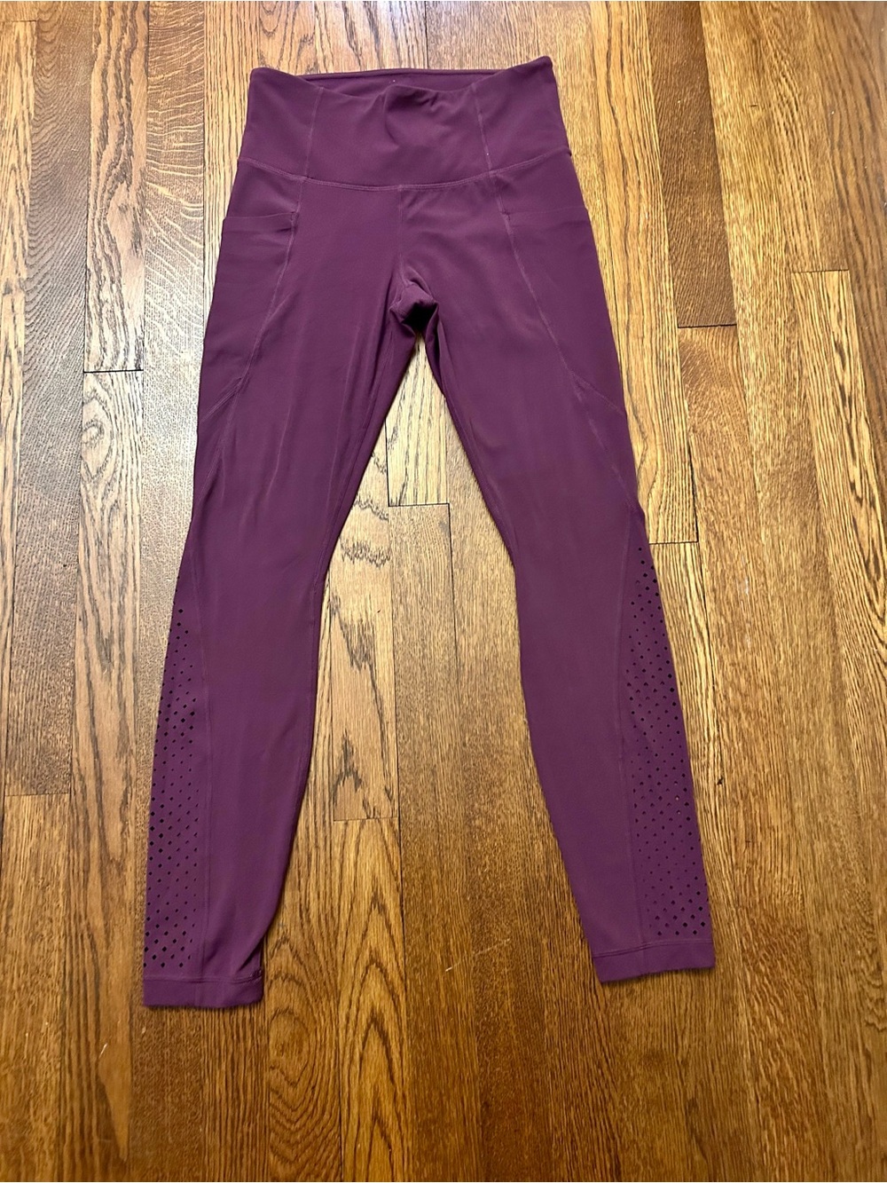 Athleta Purple High-Rise Performance Leggings S
